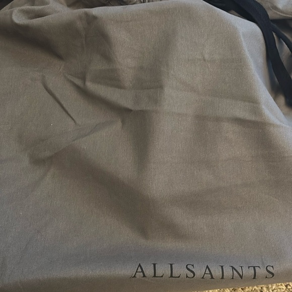 NWT All Saints Captain E/W Leather Tote - Picture 2 of 6